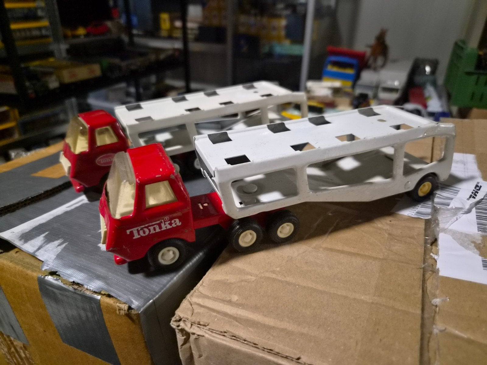 tonka auto.s, Tonka, T, Ophalen of Verzenden, Zo goed als nieuw