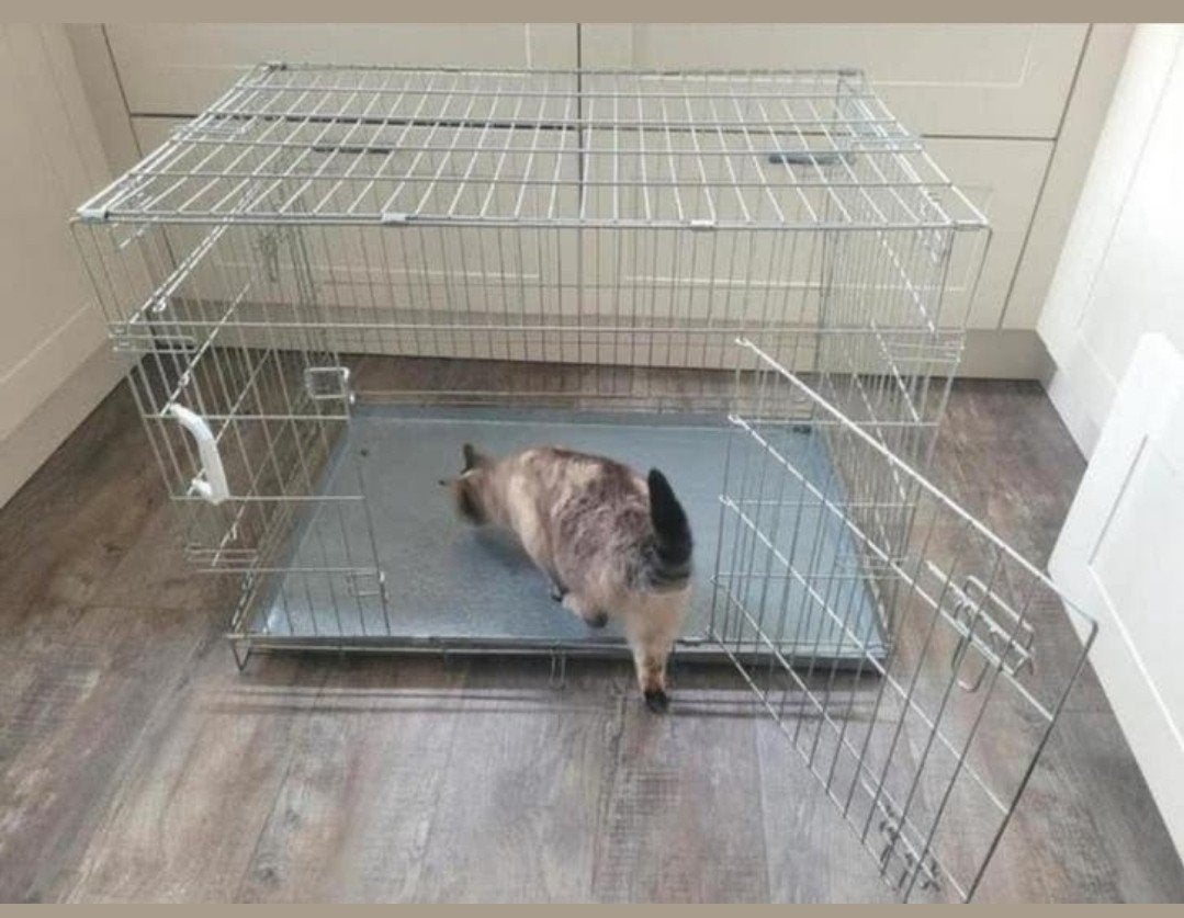 Hondenbench large ~ 25 euro, Ophalen of Verzenden, Zo goed als nieuw