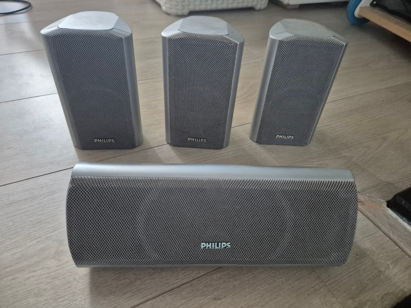 Philips Surround Speaker Set CS990S/17SMIC - 8 Ohm, Philips, Gebruikt, Ophalen of Verzenden, Surroundset