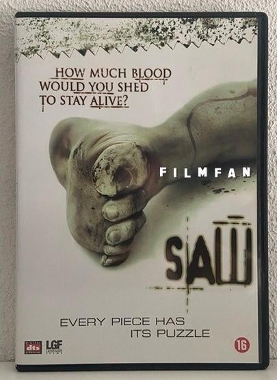 DVD Saw, Vanaf 16 jaar, Ophalen of Verzenden, Zo goed als nieuw, Slasher