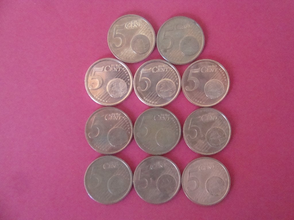 Setje vijf Eurocenten Finland, Luxemburg, Italië, Ierland., Verzenden, Overige landen, 5 cent, Setje