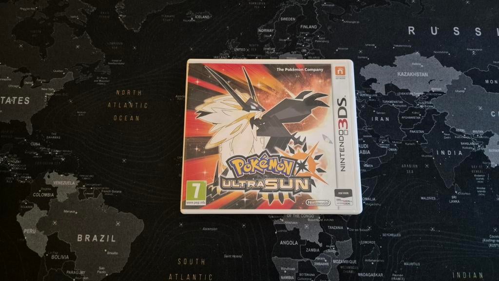 Pokemon Ultra Sun - Alleen Doosje (Nintendo 3DS), Spelcomputers en Games, Games | Nintendo 2DS en 3DS, Online, Gebruikt, 1 speler