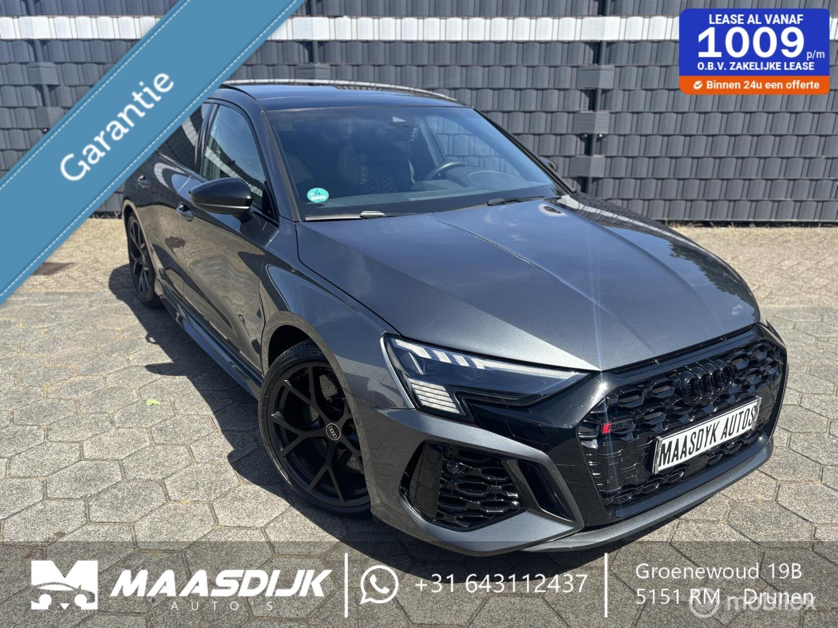 Audi RS 3 2.5 TFSI PPF Keramisch B&O RS Dynamic 290+ GPS, Automaat, Gebruikt, Zwart, RS3