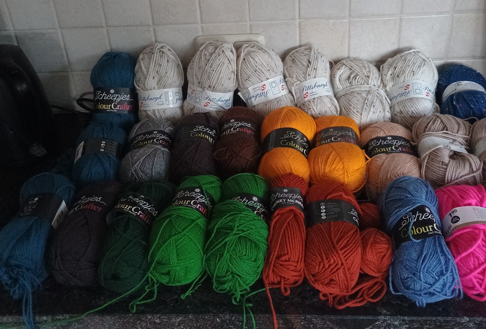 Mooie bollen voor haken of breien 28 stuks, Ophalen of Verzenden, Nieuw, Breien of Haken, Wol of Garen