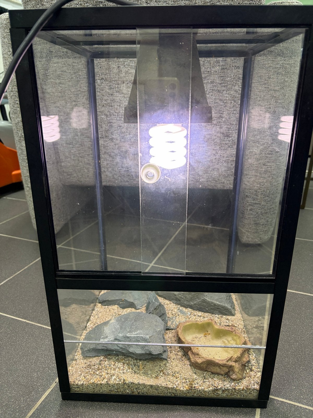 Terrarium, Ophalen