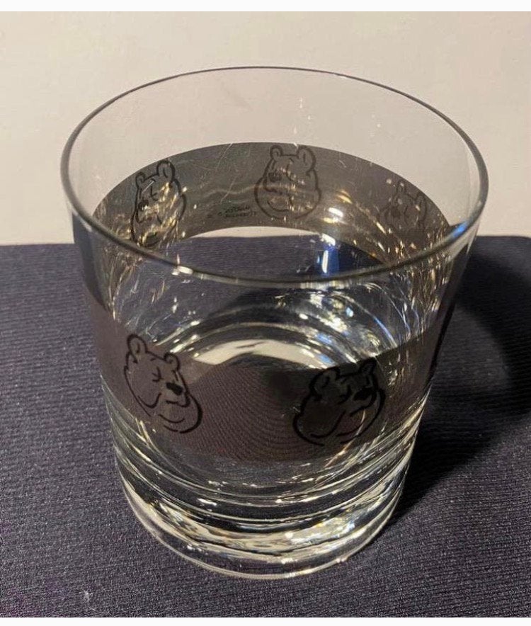 Glas met rondom een band met Olivier(Ollie)B. Bommel.H.9 cm, Verzamelen, Ophalen of Verzenden, Zo goed als nieuw, Overige typen