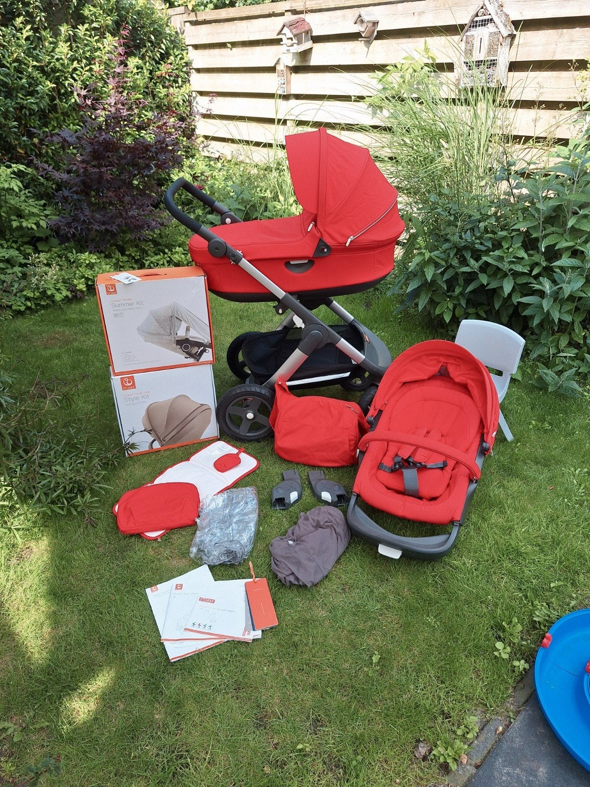 Stokke Trailz kinderwagen compleet - z.g.a.n., Gebruikt, Luchtbanden, Ophalen, Kinderwagen