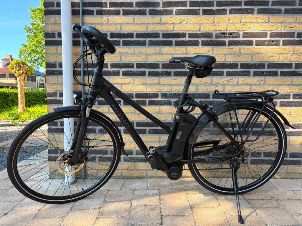 Kalkhoff Endeavour met impulse 2.0 middenmotor en 17 AH accu, Ophalen of Verzenden, Zo goed als nieuw, Minder dan 10 versnellingen