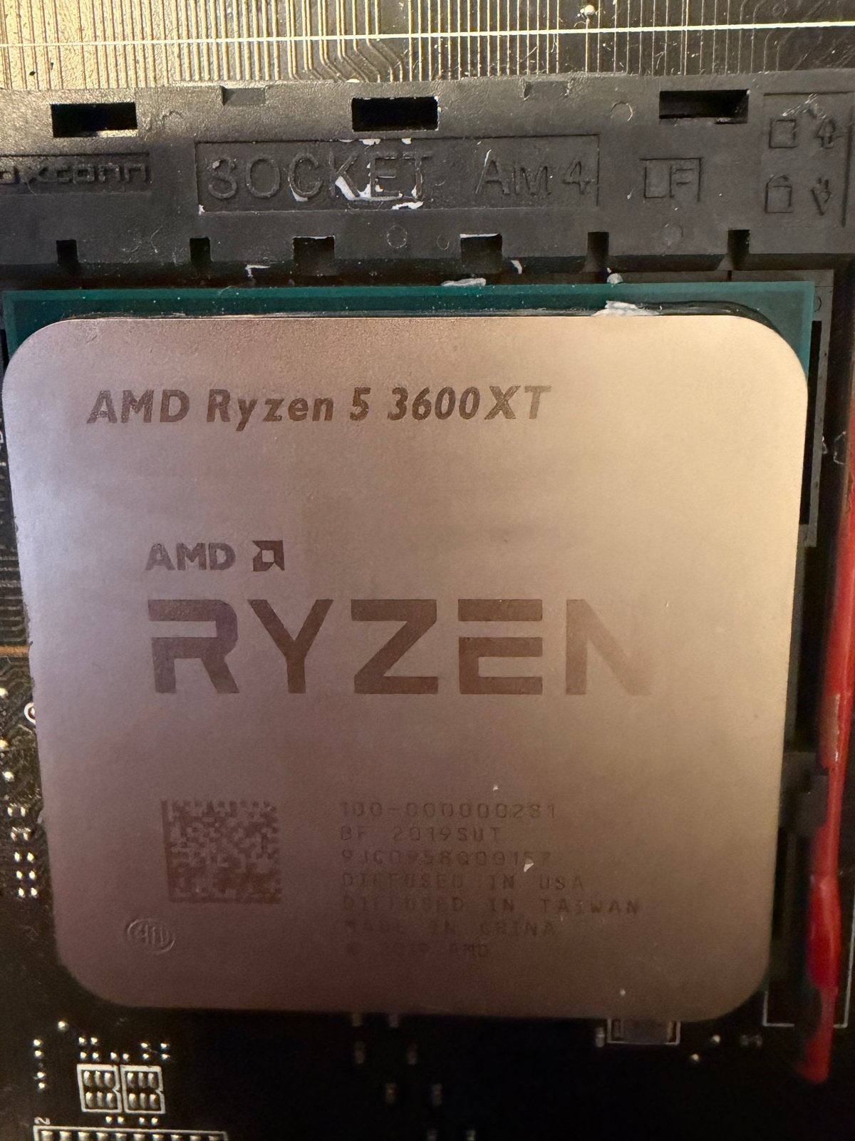 AMD Ryzen 5 3600XT Processor - Socket AM4 versturen kan, Ophalen, Gebruikt, 6-core, 3 tot 4 Ghz