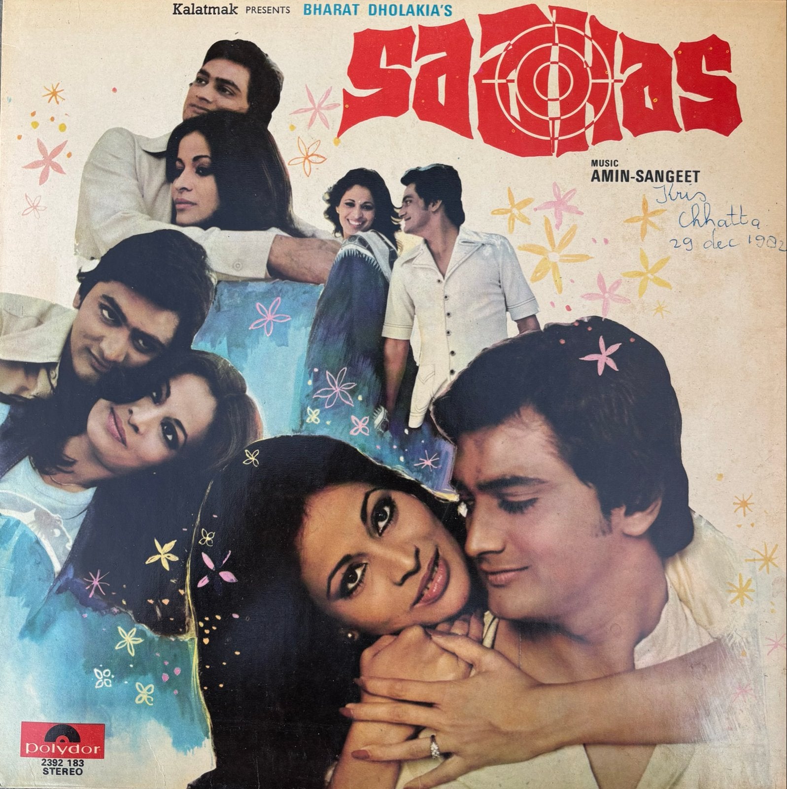 Bollywood Soundtrack LP - Saahas (1981) - Polydor, Cd's en Dvd's, LP, Gebruikt, Verzenden, Originele persing
