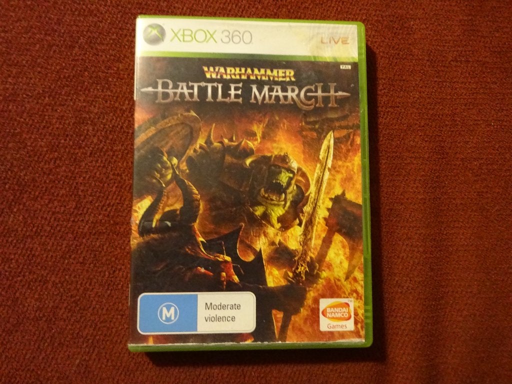 Xbox 360 Warhammer Battle March , Xbox360 Game, Gebruikt, Vanaf 18 jaar, Shooter, 1 speler