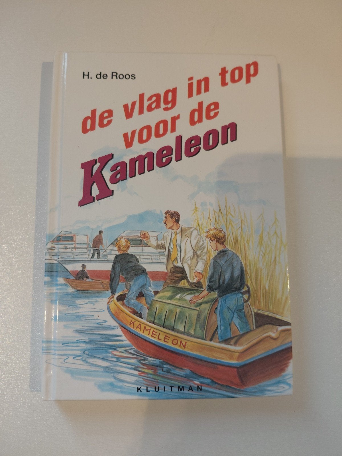 De Vlag in Top voor de Kameleon - H. de Roos, Ophalen of Verzenden, Zo goed als nieuw, H. de Roos, Fictie algemeen