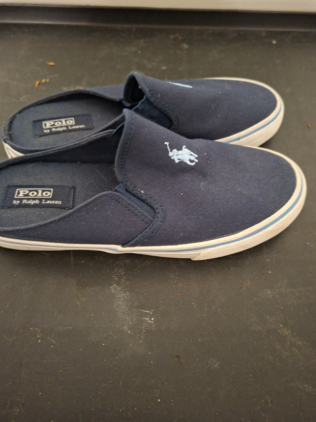 Ralph Lauren instappers maat 36, Blauw, Instappers, Ophalen of Verzenden, Ralph Lauren