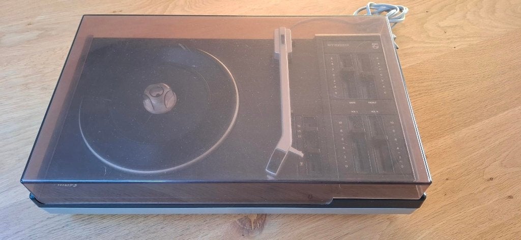 Vintage platenspeler van Philips, Ophalen of Verzenden, Zo goed als nieuw, Platenspeler, Philips