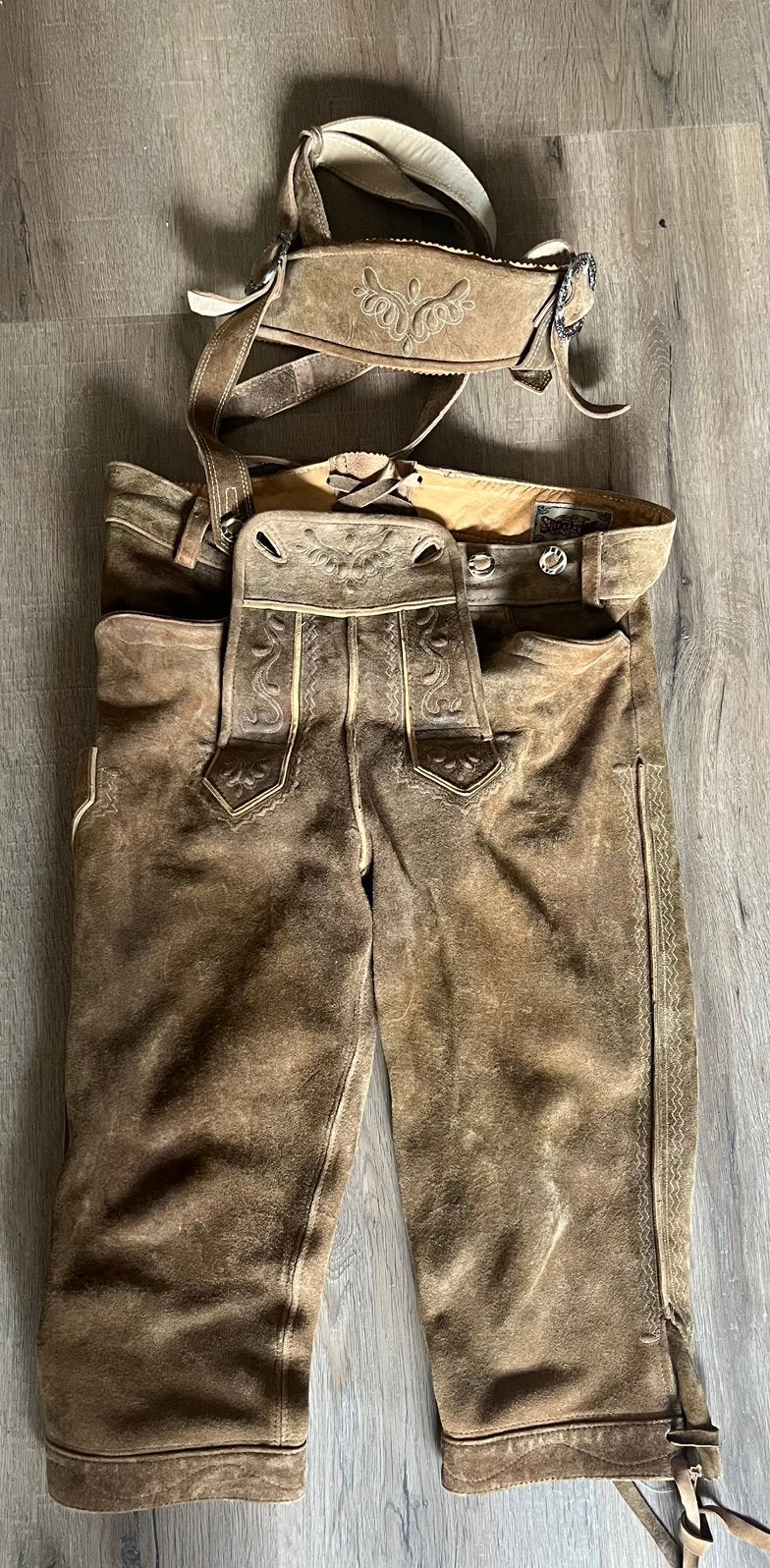 !Buitenkans! lederhose hertenleer maat 50 oktoberfest, Kleding | Heren, Maat 48/50 (M), Ophalen of Verzenden, Overige thema's