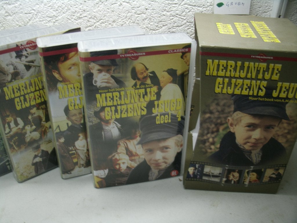 vhs 3a merijntje gijzens jeugd  4 banden, Alle leeftijden, Ophalen of Verzenden, Gebruikt, Overige genres