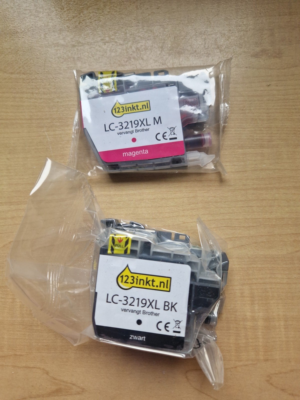 Brother LC 3219XL BK inkt cartridges zwart en magenta, Ophalen of Verzenden, Nieuw, Cartridge, 123inkt.nl (compatibel met Brother)