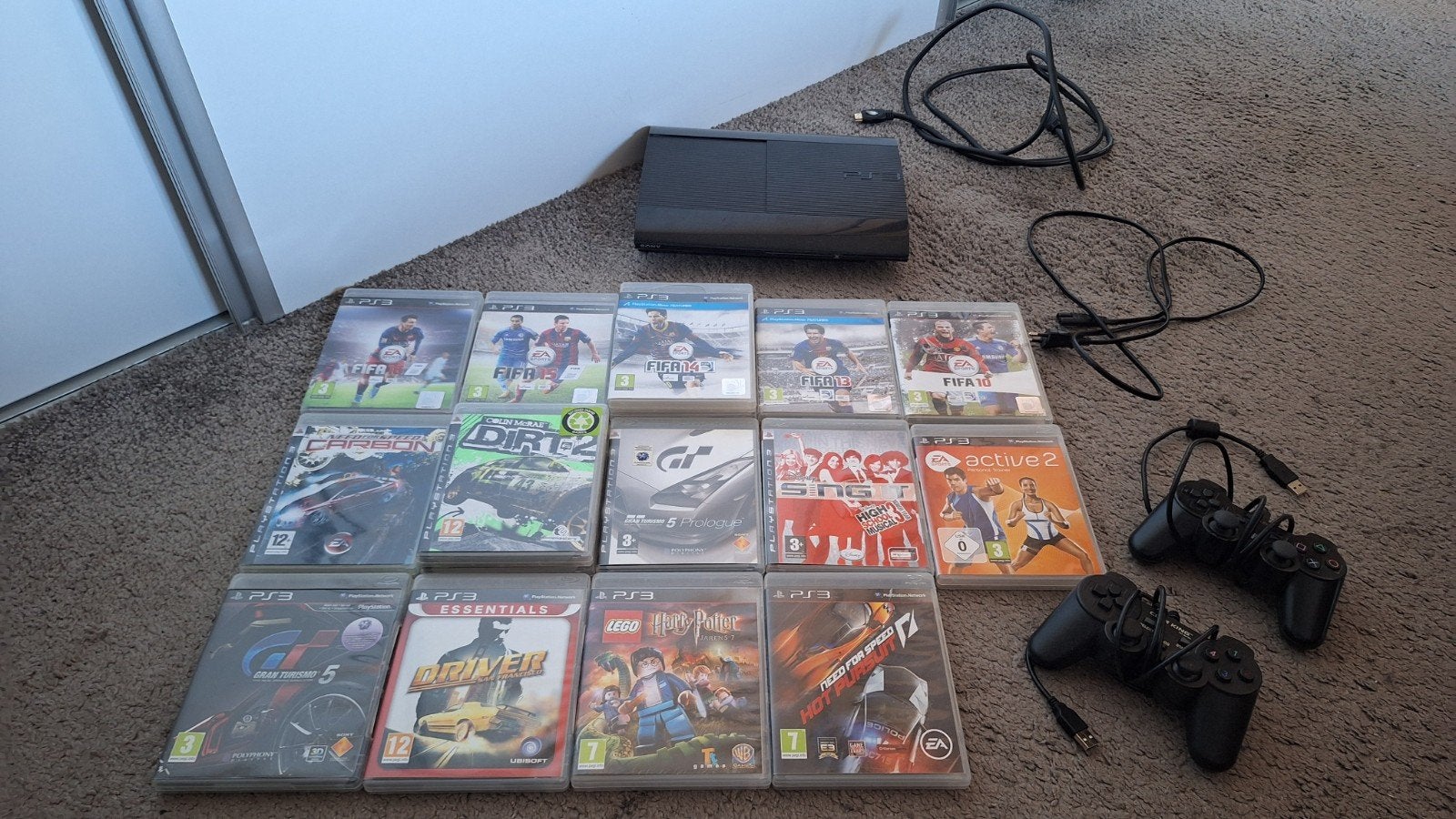 Playstation 3 met spellen, 1 speler, Ophalen, Gebruikt, Vanaf 3 jaar