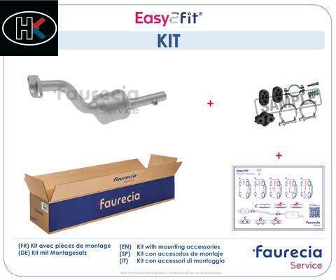 Faurecia FS55293K Katalysator Euro 5 + aanbouwdelen nieuw, Auto-onderdelen, Uitlaatsystemen, Dacia, Dacia, Nieuw, Ophalen of Verzenden