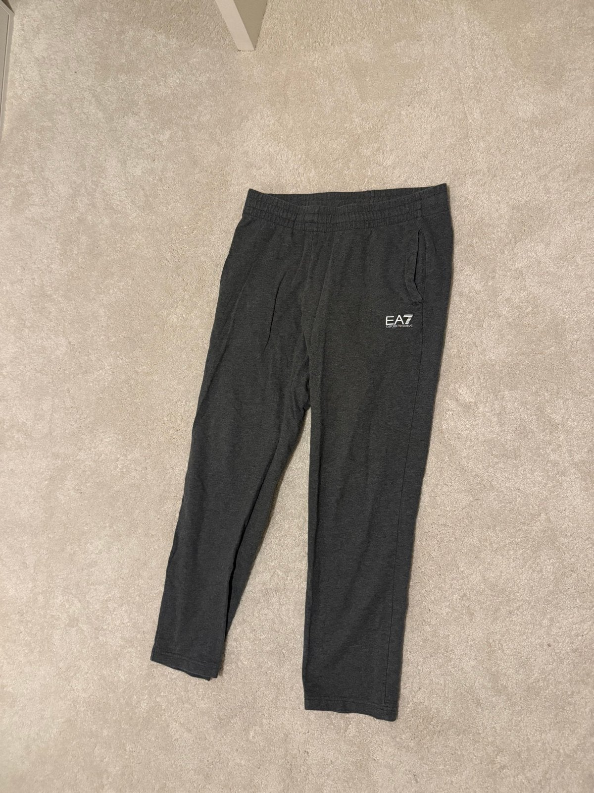 Armani EA7 trainingsbroek grijs maat M, Maat 48/50 (M), Ophalen of Verzenden, Grijs, Gedragen