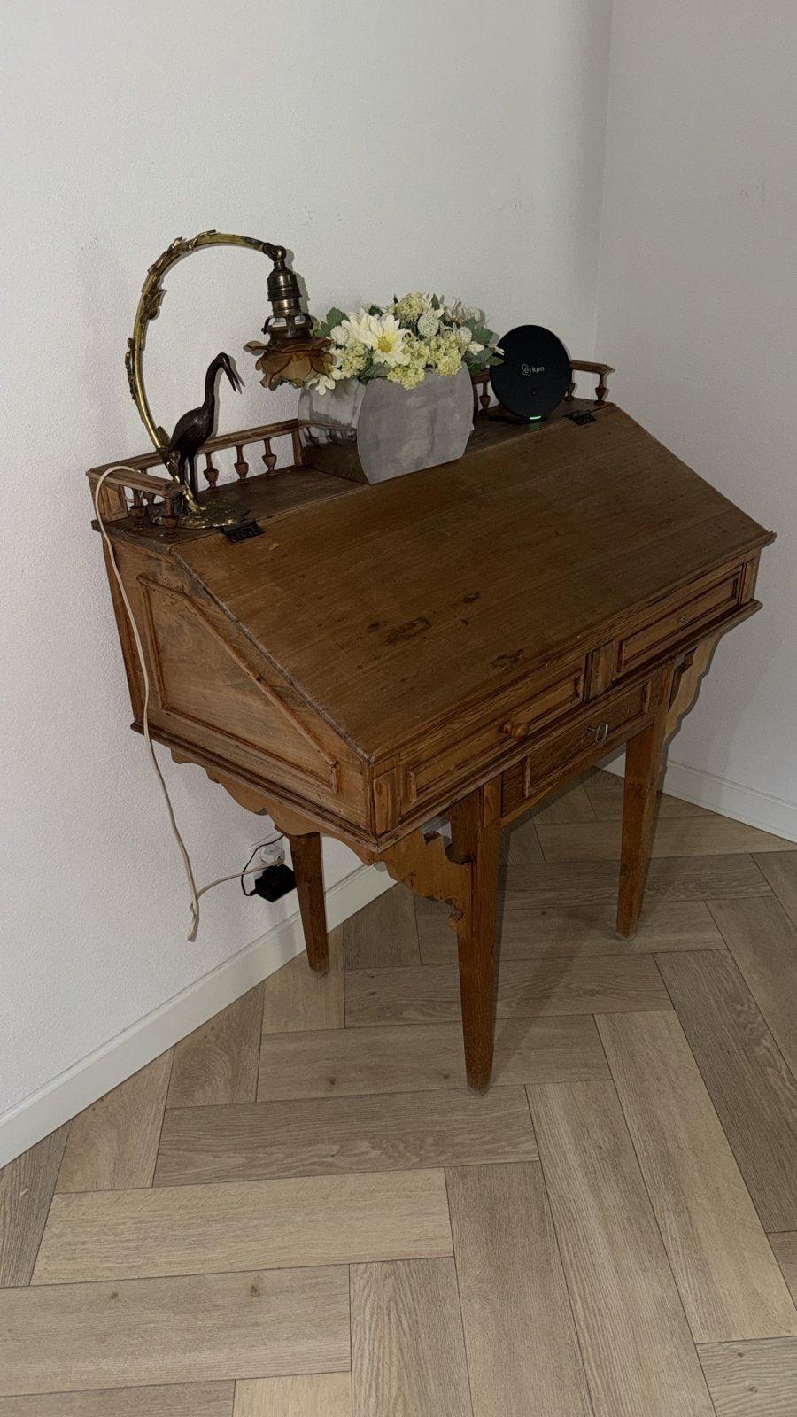 Antiek houten secretaire / bureau