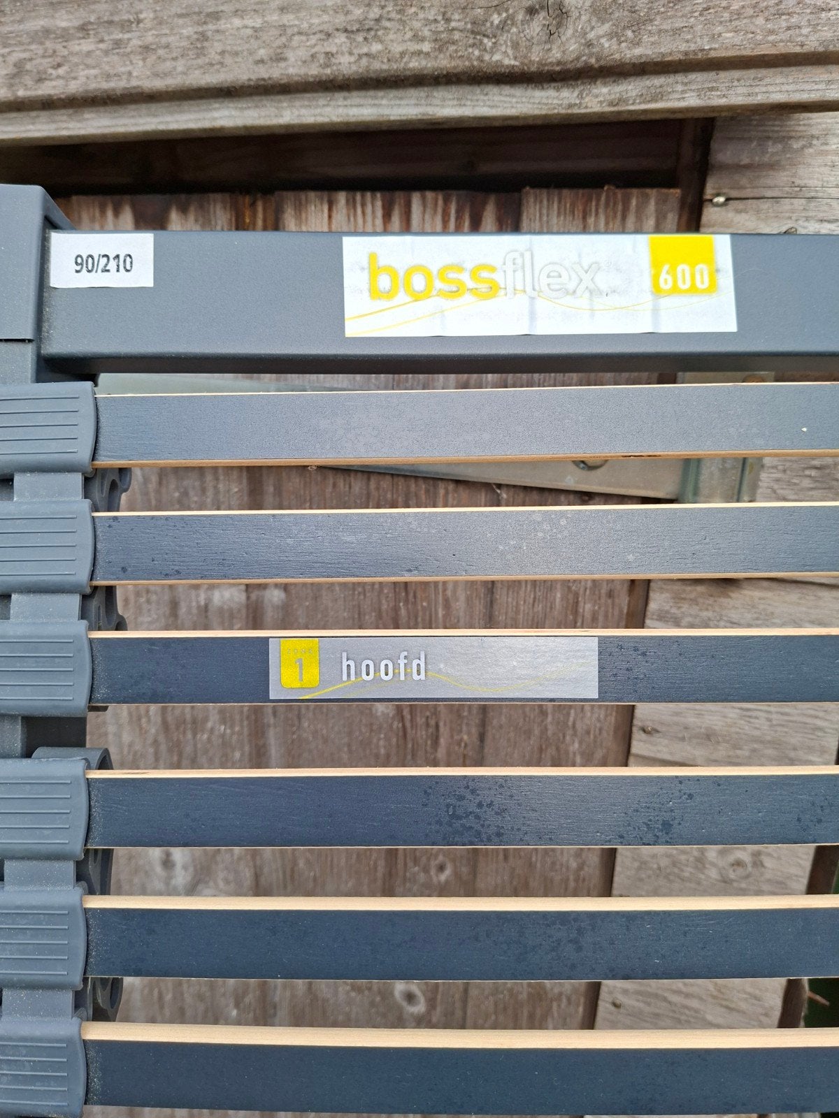 Bossflex 600 lattenbodem 90x210 cm, 90 cm, Eenpersoons, 210 cm, Ophalen of Verzenden