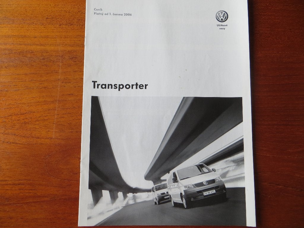 Volkswagen Transporter Tsjechische prijslijst (juni 2006), Ophalen of Verzenden, Nieuw, Volkswagen