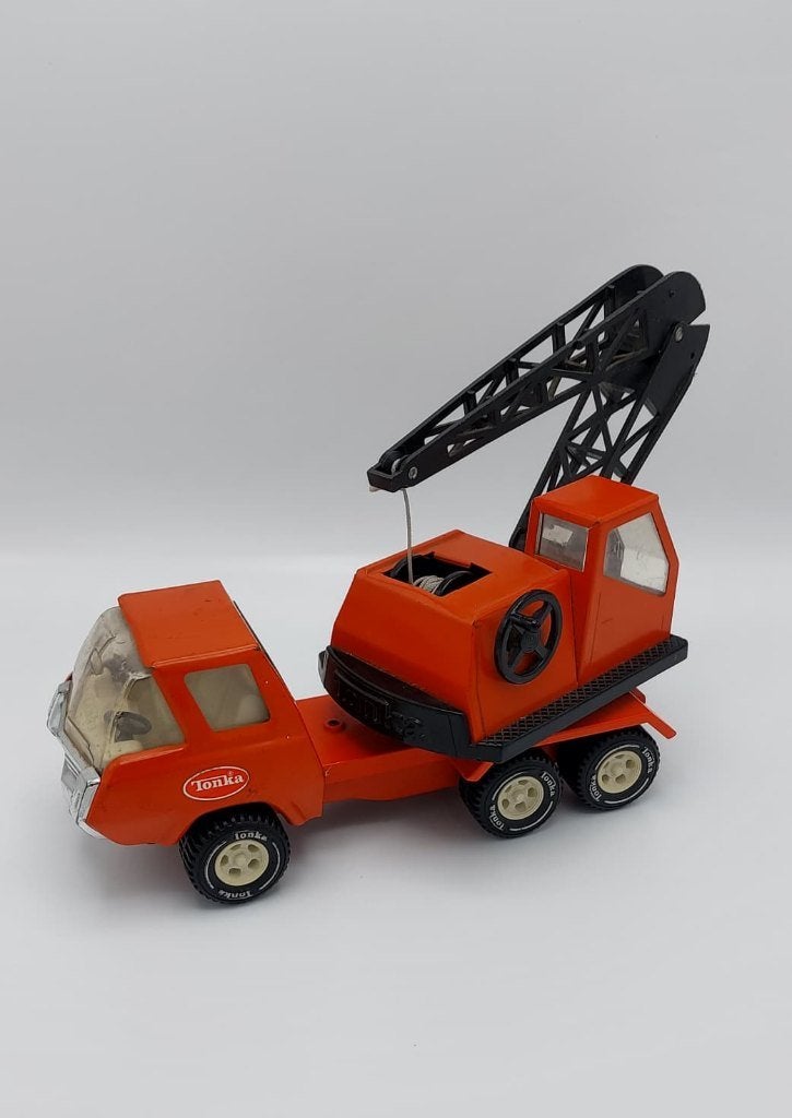 Tonka kraanwagen (1099) uit de jaren 70, Ophalen of Verzenden, Gebruikt