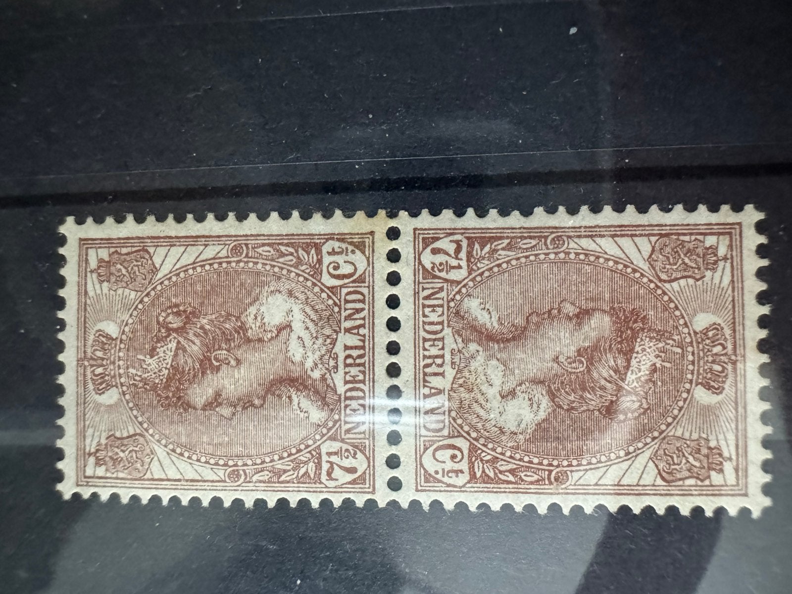 Nederland no 61 b tete-beche **, Ophalen of Verzenden, T/m 1940