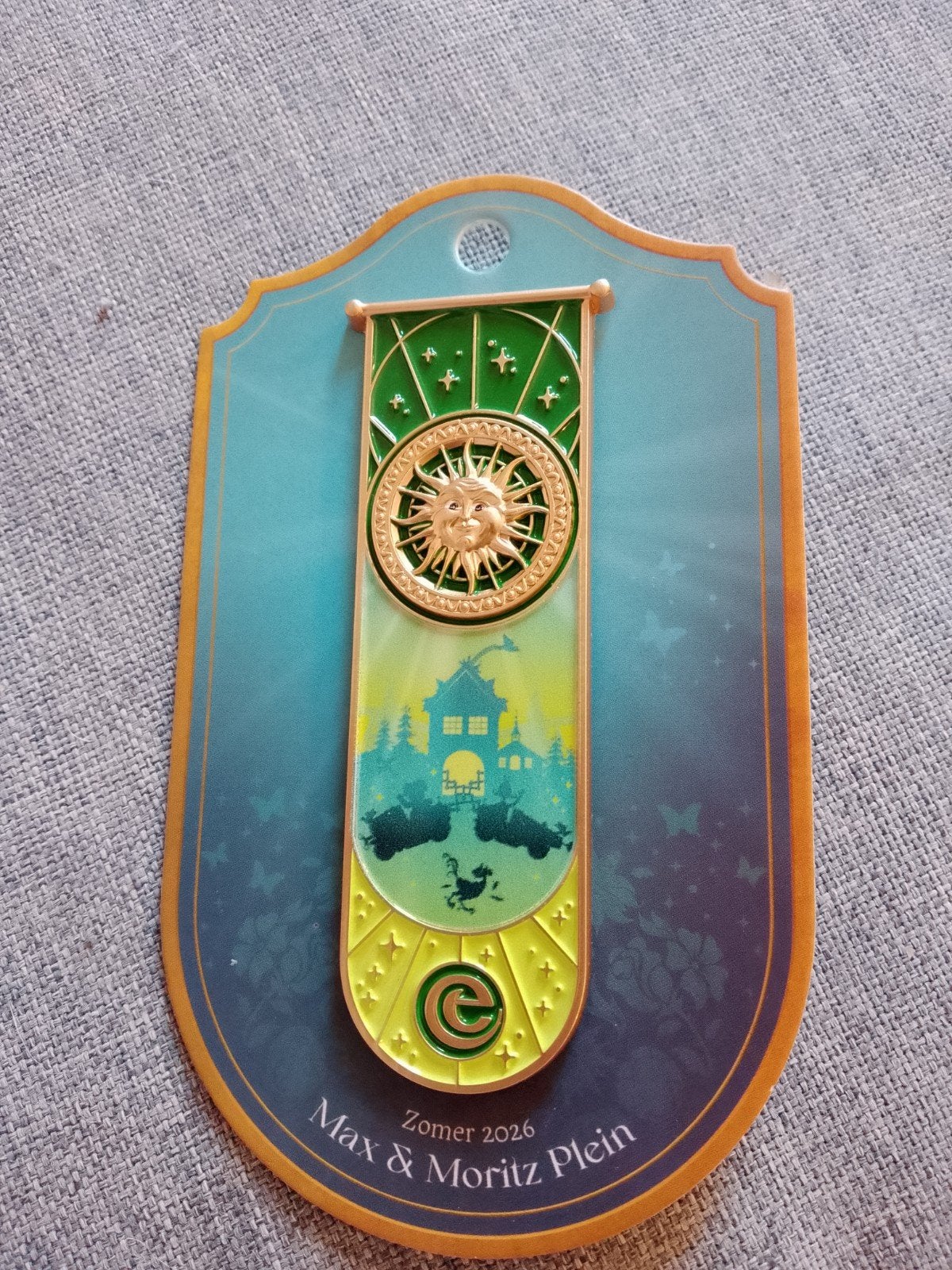 Max en Moritz zomer pin, Verzamelen, Efteling, Ophalen of Verzenden, Nieuw, Button of Speldje