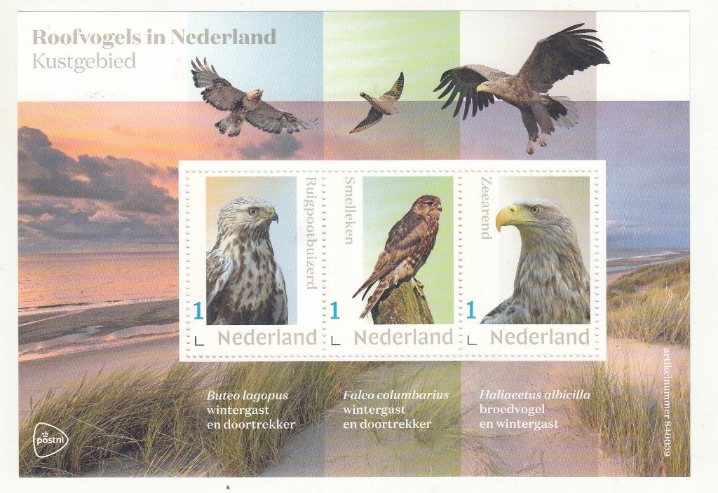 persoonlijk  Roofvogels in Nederland, Kustgebied deel1, Ophalen of Verzenden, Na 1940, Postfris