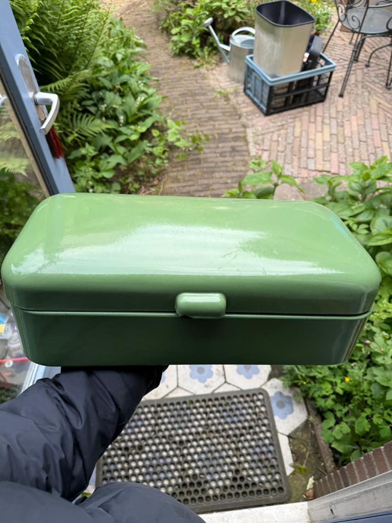 Vintage broodtrommel, Verzenden