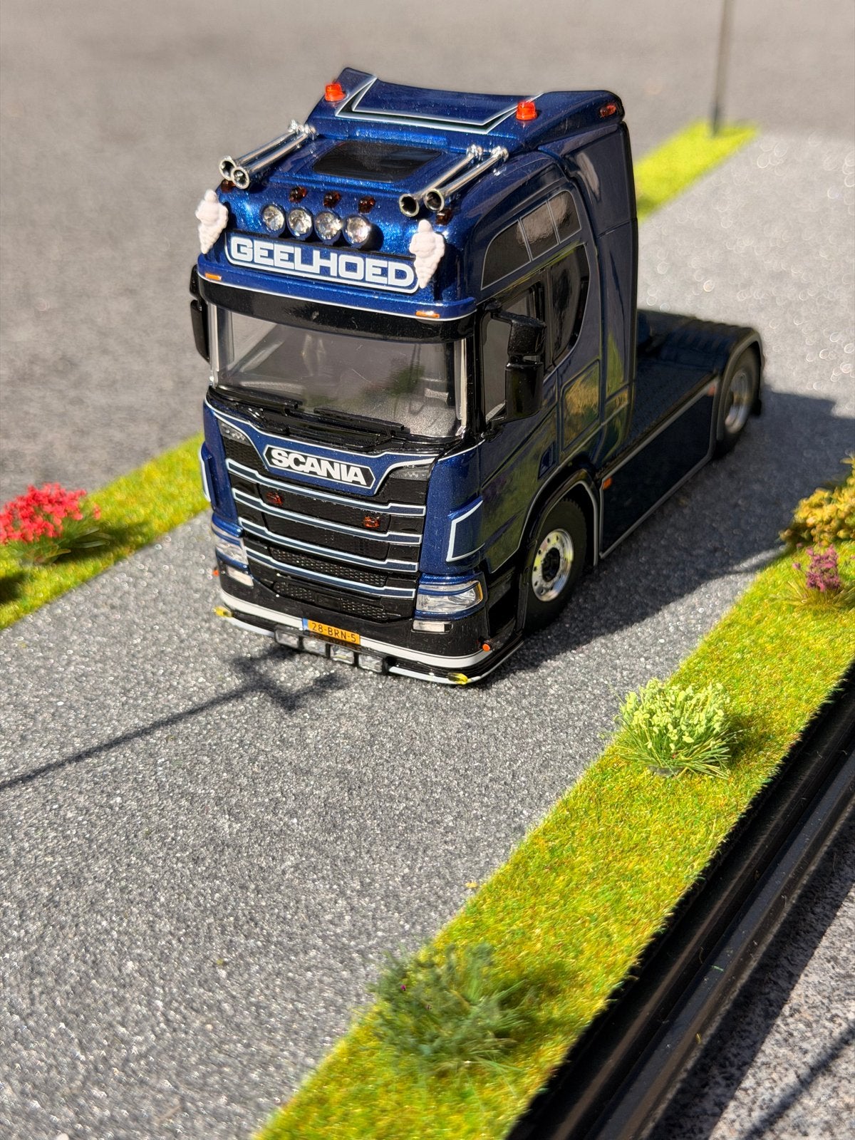 Scania S-serie Geelhoed Liquid Transport schaalmodel 1:50, Ophalen of Verzenden, Nieuw, Bus of Vrachtwagen, Wsi