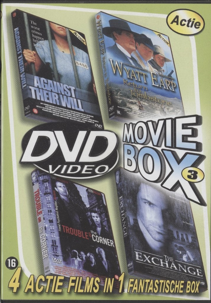21) Movie Box 3 (2 disc): filmtitels in beschrijving, Vanaf 16 jaar, Ophalen of Verzenden, Gebruikt, Actie