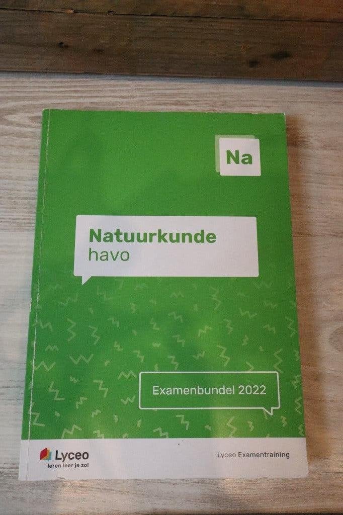 Lyceo examenbundel Natuurkunde 2022 Havo, Boeken, Ophalen, Gelezen, HAVO, Natuurkunde