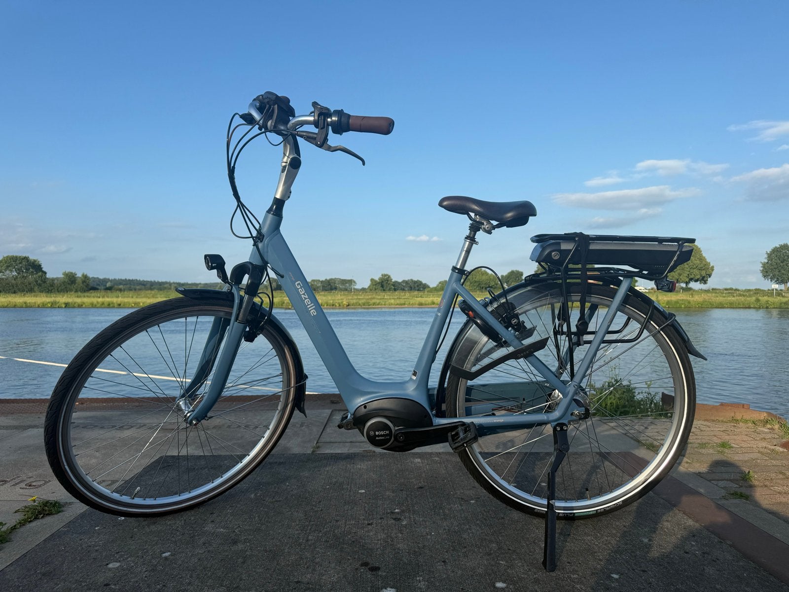 Gazelle C7 Orange elektrische fiets - Bosch Active Line, Fietsen en Brommers, Elektrische fietsen, Ophalen, Zo goed als nieuw