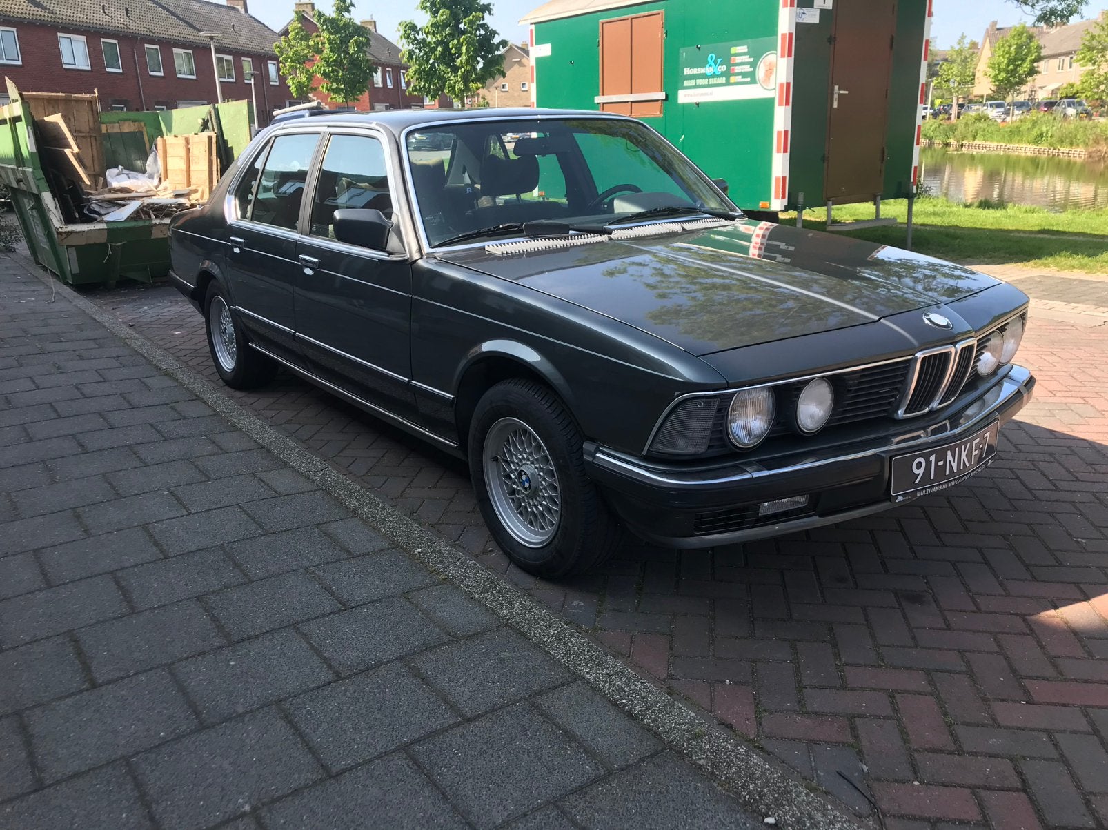 BMW 735i Automaat originele staat 1986, Auto's, BMW, Particulier, 7-Serie, ABS, Alarm, Boordcomputer, Centrale vergrendeling, Cruise Control