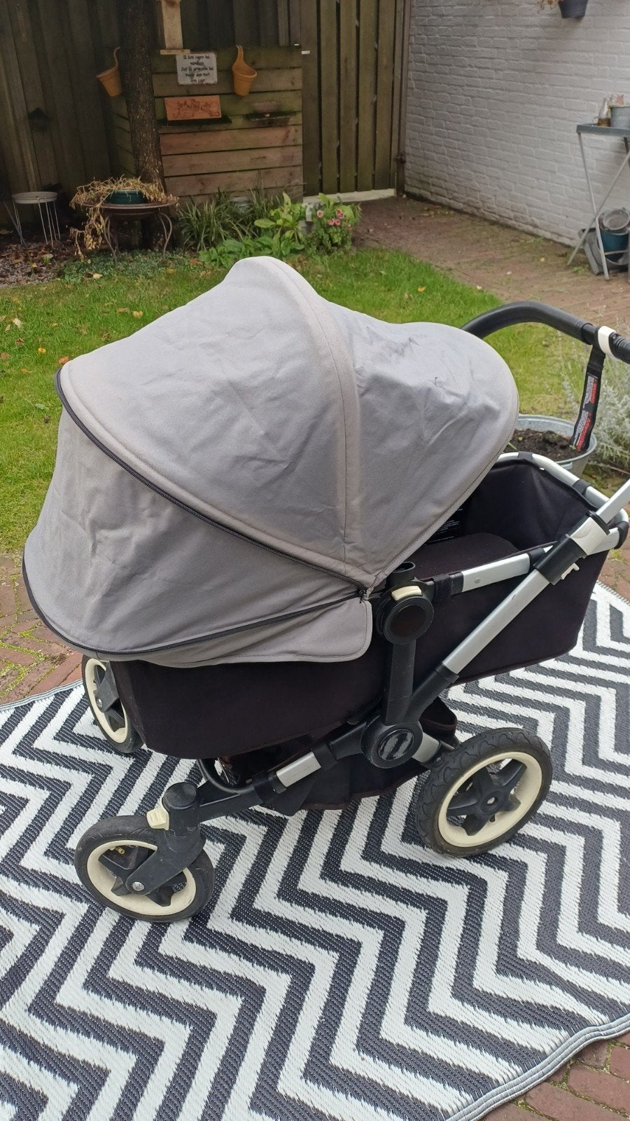 Bugaboo Donkey Duo - met extra zonnedakjes, Gebruikt, Ophalen, Kinderwagen, Duowagen
