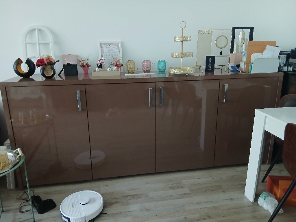 Mooi dressoir kast woonkamer, Ophalen, Gebruikt, 50 tot 75 cm, 200 cm of meer