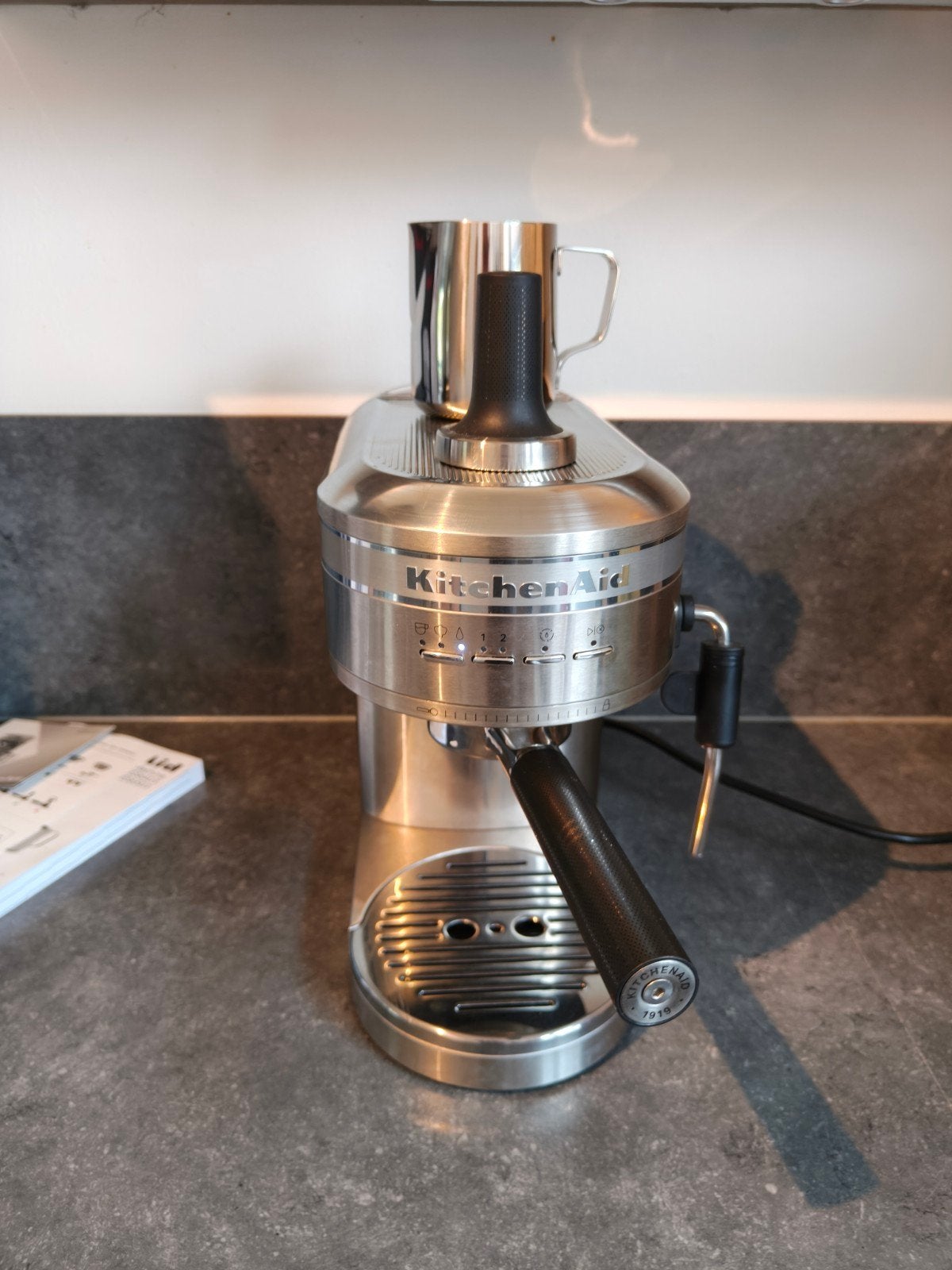 KitchenAid Artisan Espresso Machine, Stoompijpje, Espresso apparaat, Gemalen koffie, Ophalen of Verzenden