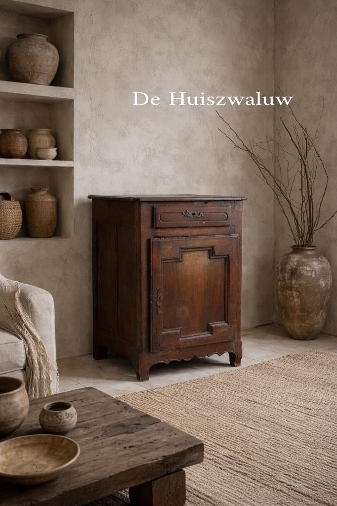 Antieke Franse kast 18e eeuw – walnoot – origineel, Antiek en Kunst, Ophalen of Verzenden