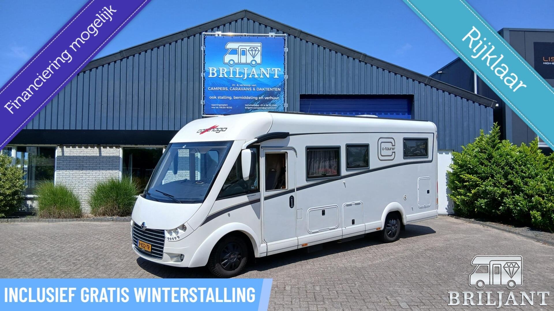 Carthago C-TOURER automaat, enkele bedden/hefbed, Airconditioning, ABS, Fietsendrager, 6 tot 7 meter