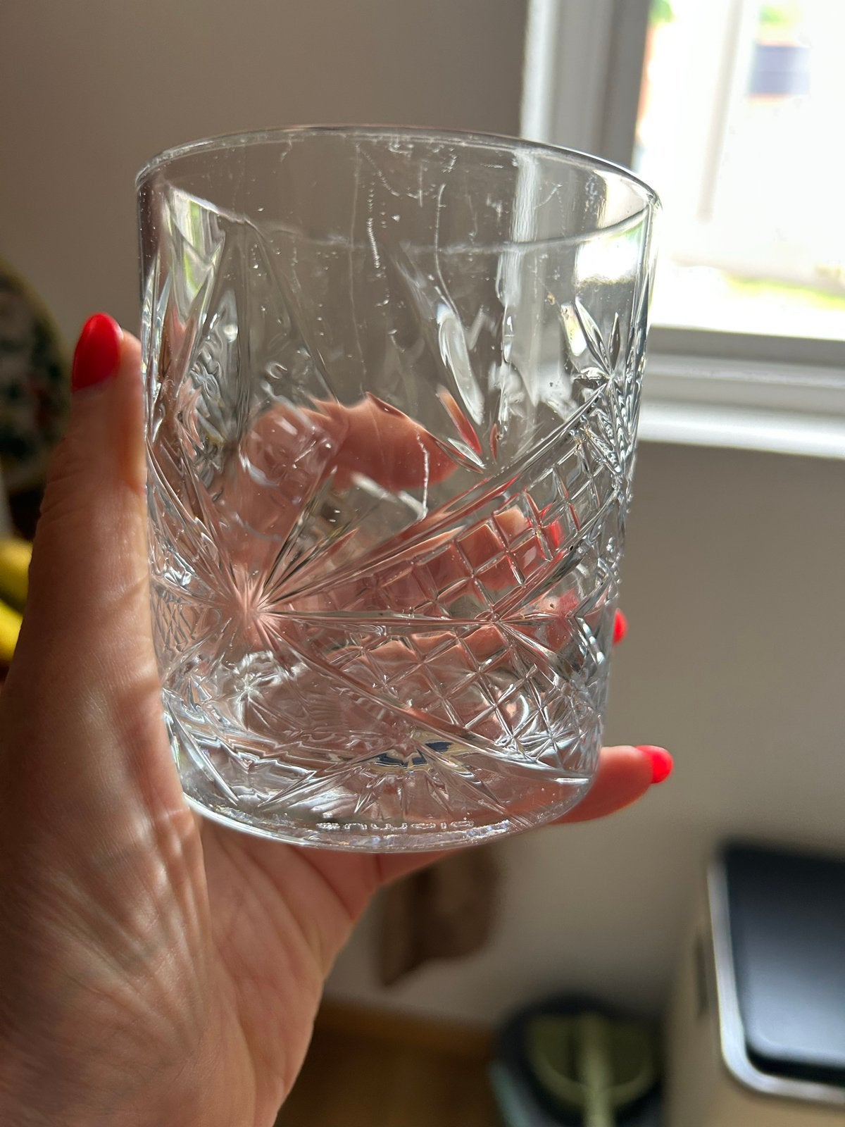 Set van kristallen glazen, Ophalen