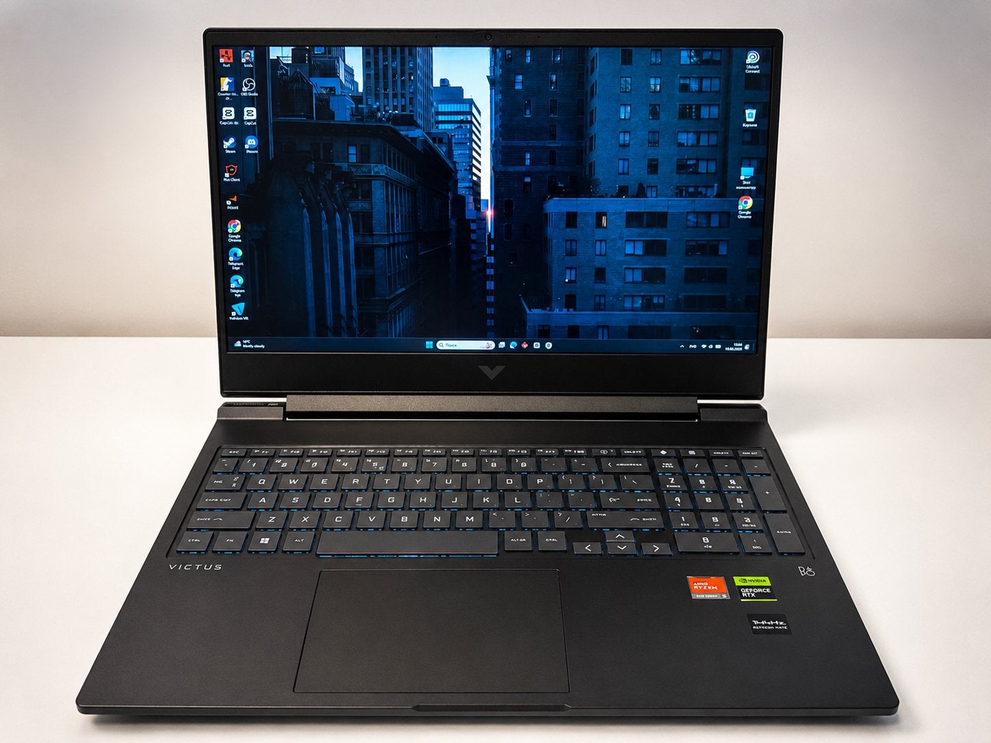 HP Victus 16 Gaming Laptop RTX 4060 Ryzen 5 7640HS 16GB RAM, Met videokaart, Qwerty, Ophalen of Verzenden, Zo goed als nieuw