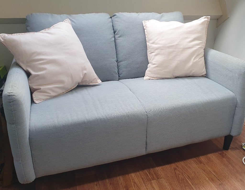 Mooi Angersby bankstel 2-persoons Ikea!, Ophalen, Gebruikt, 75 tot 100 cm, Rechte bank
