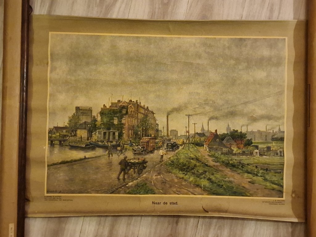 "Naar de stad" / J. Gabriëlse, Ophalen, Geschiedenis