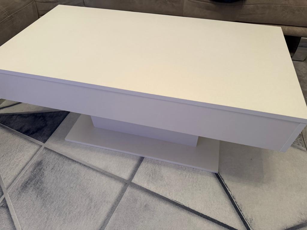 Nieuw wit salontafel woonkamer tafel interieur, 50 tot 100 cm, Ophalen of Verzenden, Zo goed als nieuw, Minder dan 50 cm