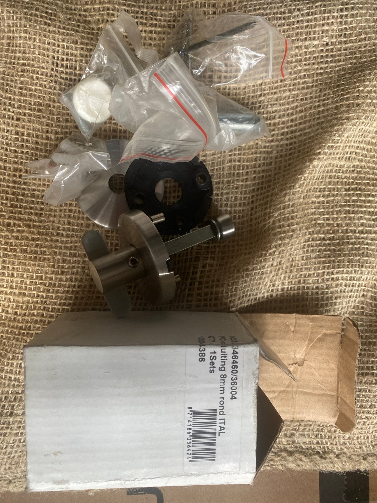 Nieuwe WC-sluiting 8mm rond ITAL - Deuraccessoire, Onbekend, Nieuw, Ophalen of Verzenden, Onbekend