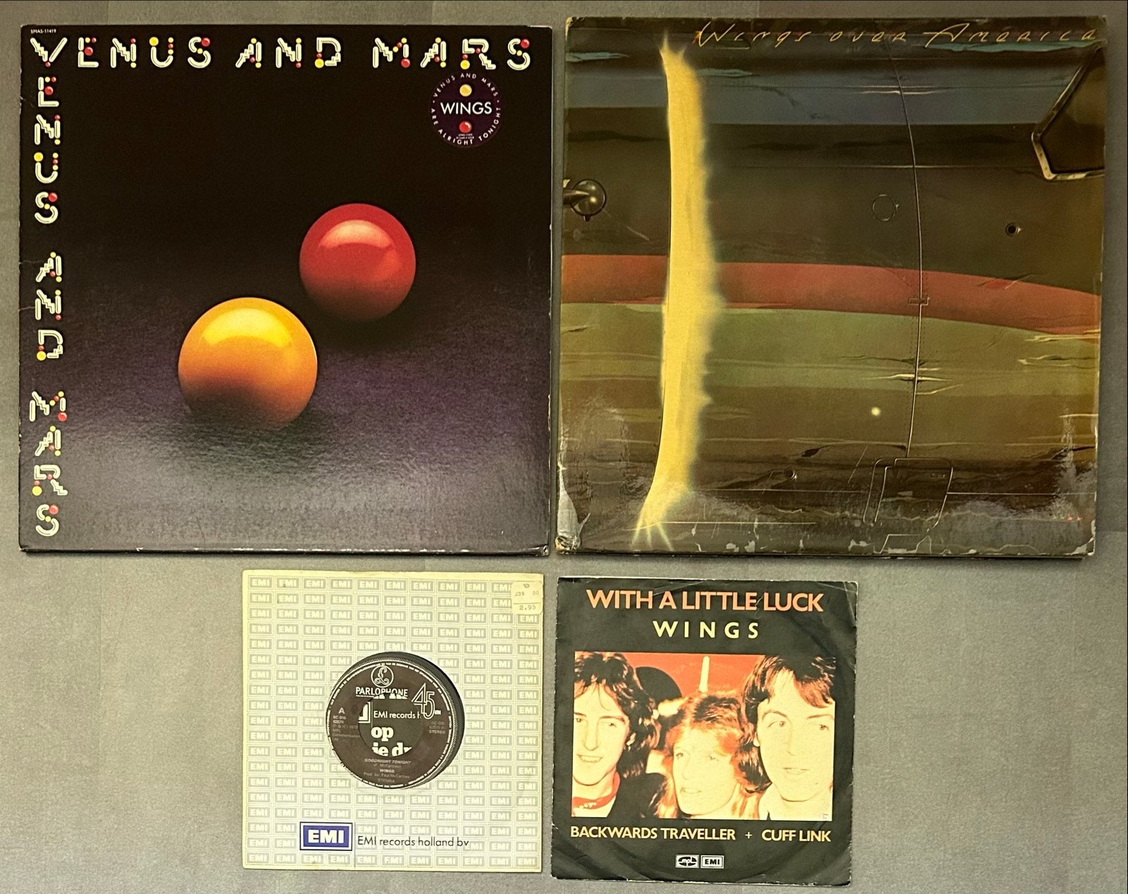 Wings - Venus and Mars, Wings over America, With a Little Lu, Ophalen of Verzenden, Gebruikt, 12 inch, LP