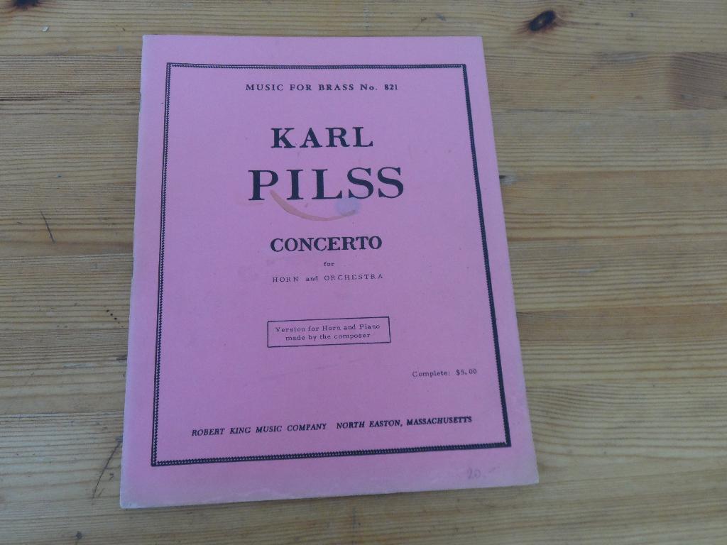 Karl pilss - concerto, Hoorn, Gebruikt, Klassiek, Ophalen of Verzenden